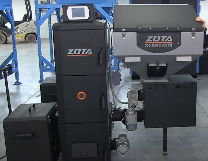 Автоматический угольный котел Zota Stahanov Black, 26 кВт 7